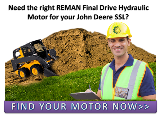 John Deere Skid Steer Loader Final Drive Hydraulic Motor CTA