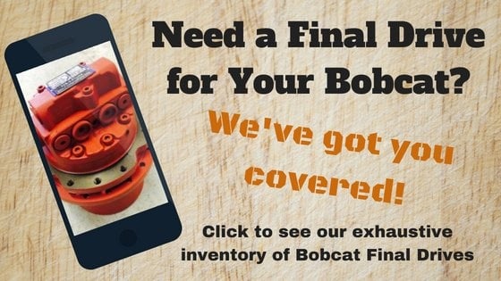 CTA Bobcat hydraulic final drive travel motor