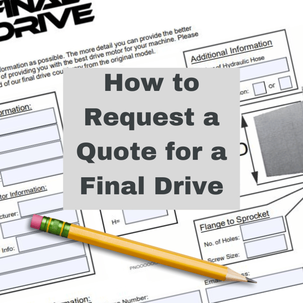 How to Request a Quote for a Final Drive