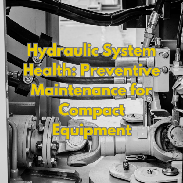 Hydraulic System Health Preventive Maintenance for Compact Equipment