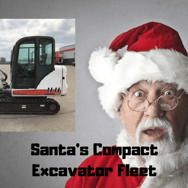 Santas Compact Excavator Fleet