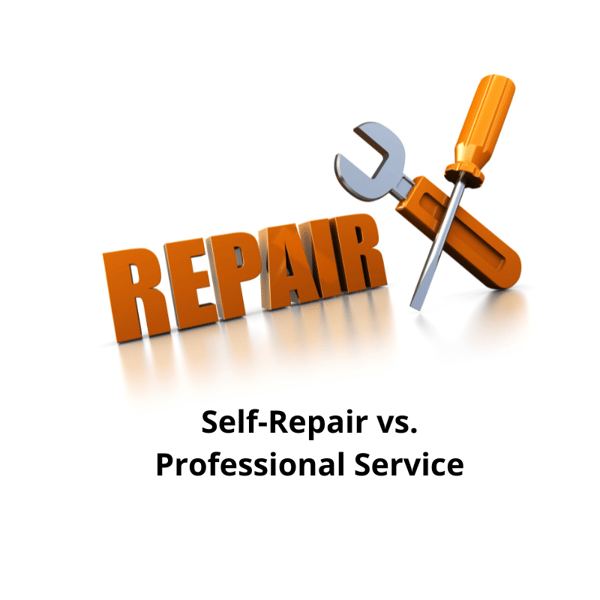 Self-Repair vs. Professional Service