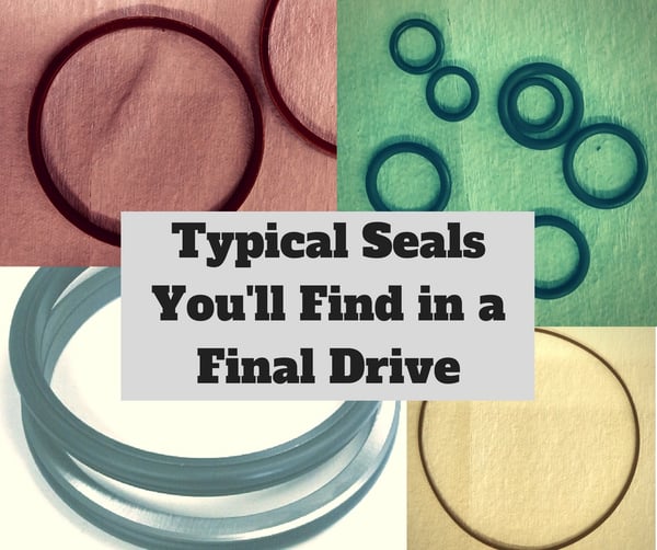 Typical Seals You'll Find in a Final Drive
