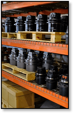 hydraulic final drive and travel motors in stock at final drive parts and texas final drive