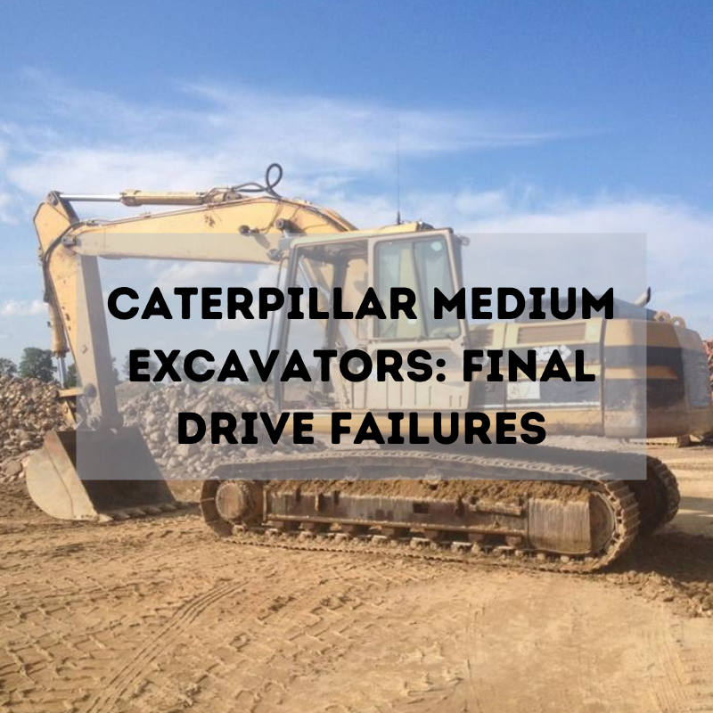 caterpillar CAT medium excavator final drive