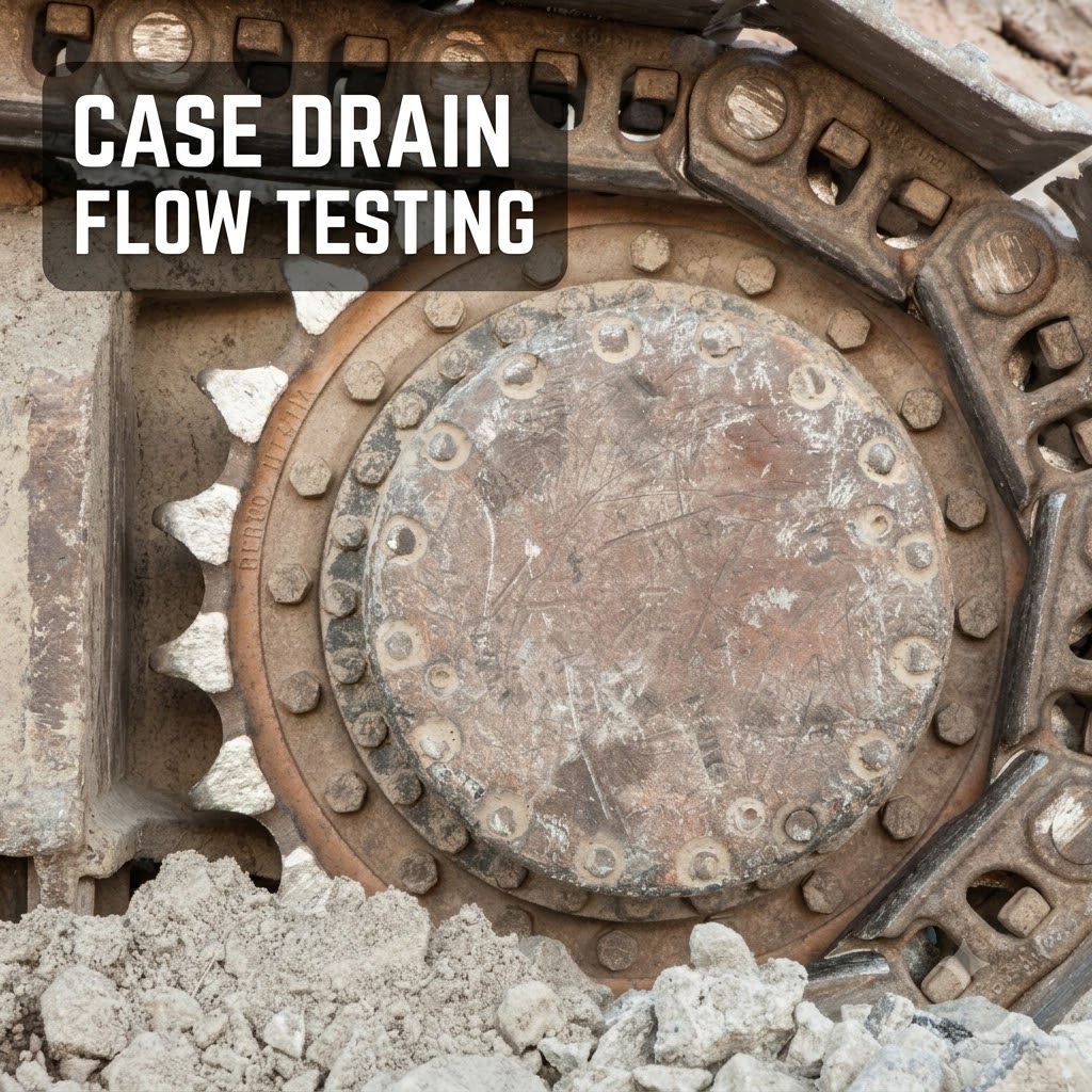 Case Drain Flow Testing for Final Drive Motors