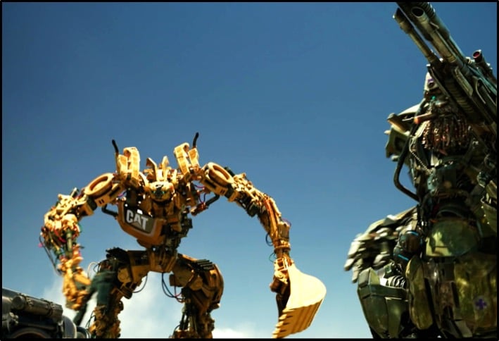 Trench, the CAT 320 Autobot from Transformers, the Last Knight