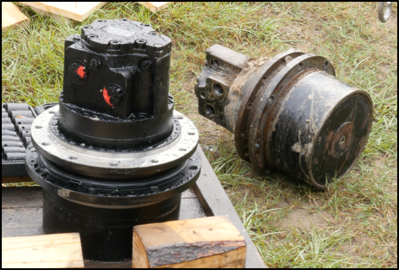 final drive motors during removal and installation